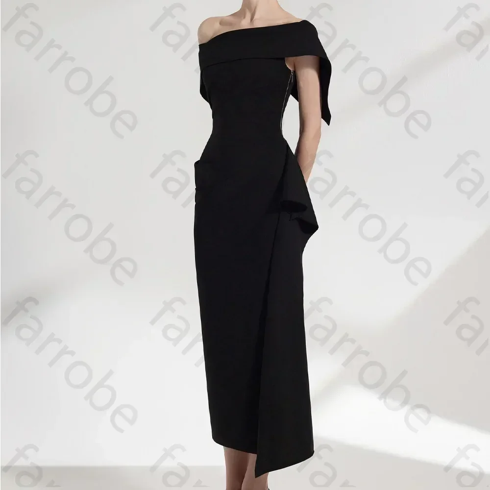 非対称ドレス A ライン半袖イブニングドレスフォーマル絶妙な高品質ウエディングパーティードレス女性のためのカスタマイズ