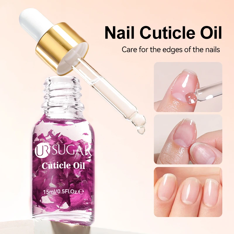 

UR SUGAR 15ml Nail Cuticle Nutrient Oil Nourishes and Repairs Damaged Nails Moisturizing Strengthens and Brightens Nail CareTool