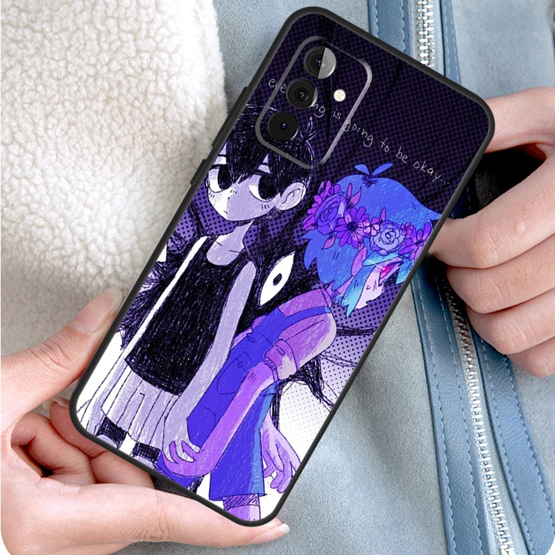 Omori Game Fanart Phone Case For Samsung Galaxy A34 A54 A14 A53 A33 A13 A12 A32 A52 A15 A25 A35 A55 A71 A51