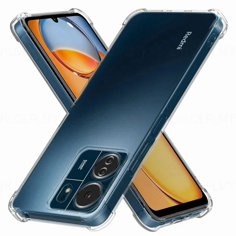 Stoßfeste Silikonhülle für Xiaomi 11T 12T 13T 14T Redmi A3 A2 14C 13C 12C 9C Poco C67 F5 F6 X5 X6 M6 Pro 5G Schutzabdeckung