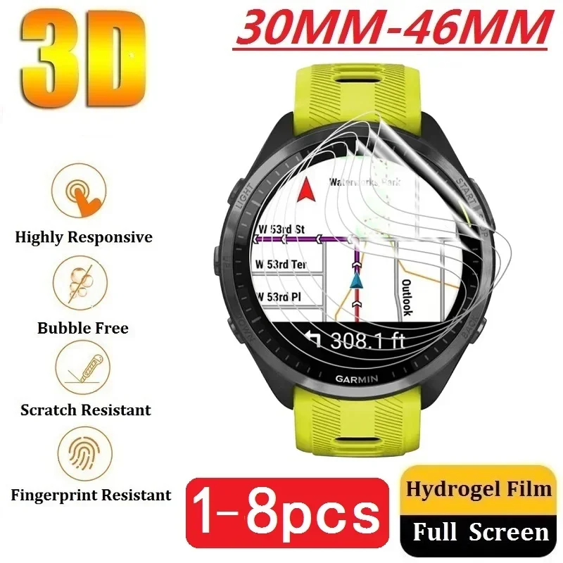 Smartwatch Smart Watch Screen Protector Film 40mm 39mm 38mm 37mm 36mm 35mm 44mm 42mm 41mm 30mm-46mm Smart Watch Film Accessories