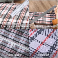 Extra Large Hand-Held Folding Travel Bag Thickening Large Capacity Waterproof Luggage Storage Bag, Moving Packing Woven Bag 5