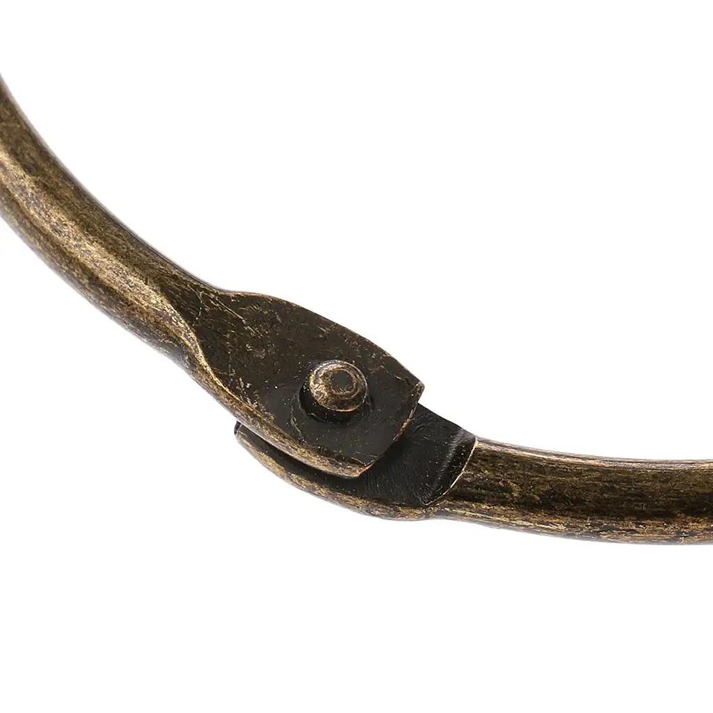 

Металлические брелоки-кольца в винтажном стиле, подвески для ключей, оптовый набор для организации ключей для офиса, дома, школы