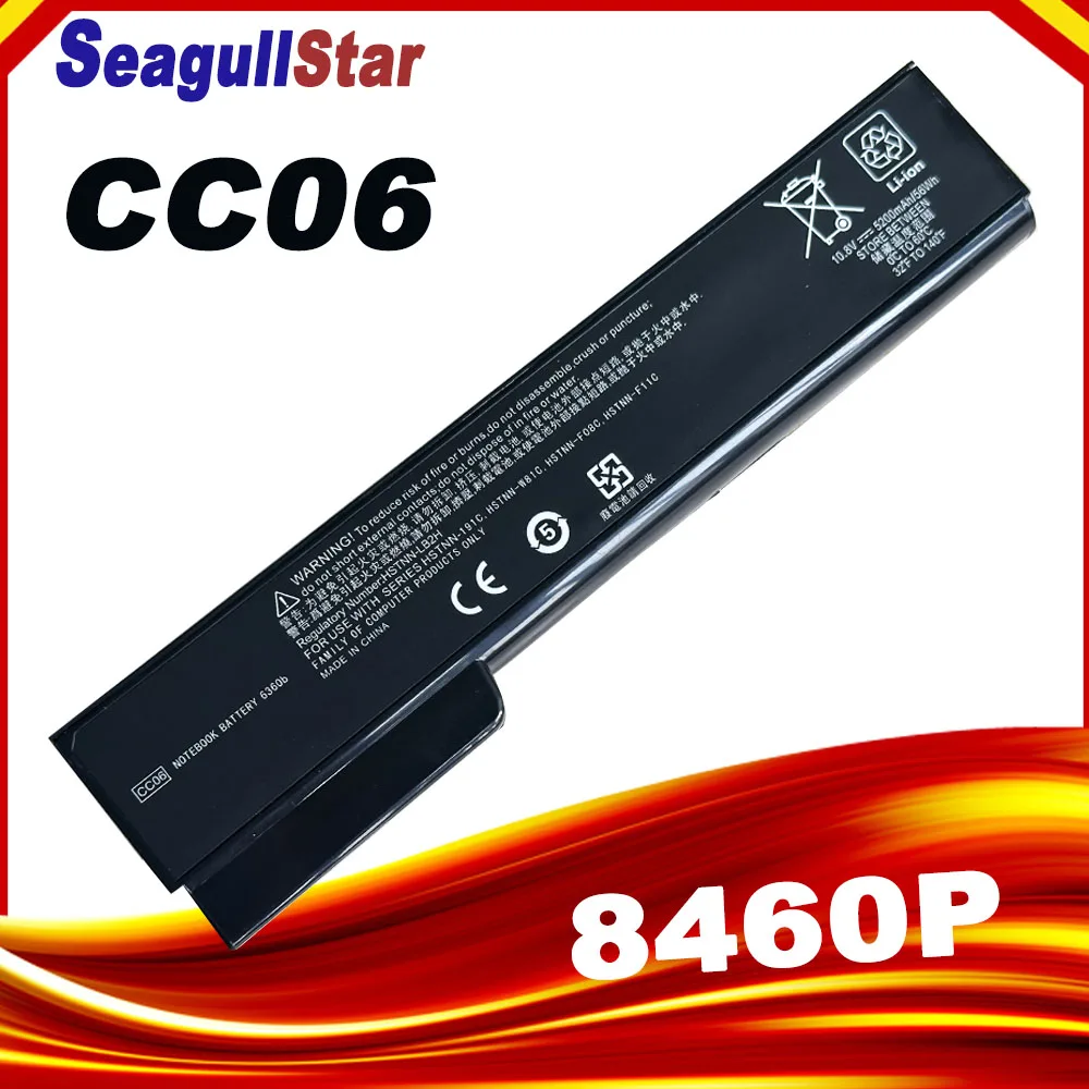 NEW CC06 CC06X CC06XL CC09 BB09 Laptop Battery for Hp EliteBook 8460W 8460P 8560P 6360B 6460B 6560B 6465B 6565B Series Batteries