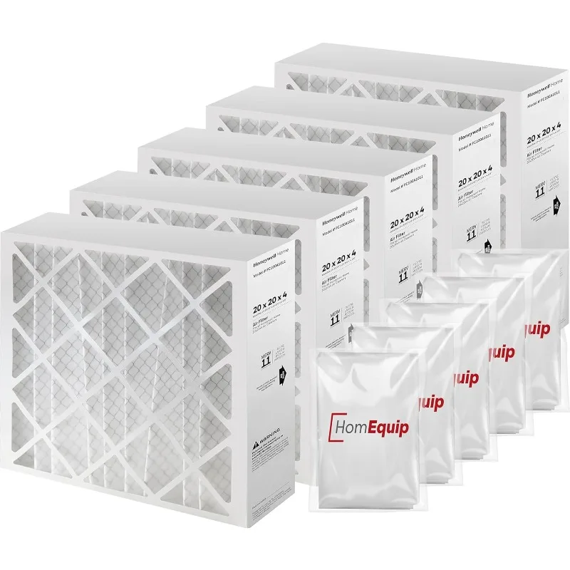 20x20x4 AC Furnace Air Filter Replacement - FC100A1011 HVAC Furnace Filters with Merv 11 Filter Media