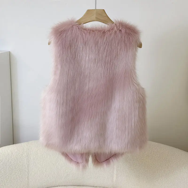 Fur Vest Women Coat Winter Fur Jacket for Women 2024 Autumn/winter New