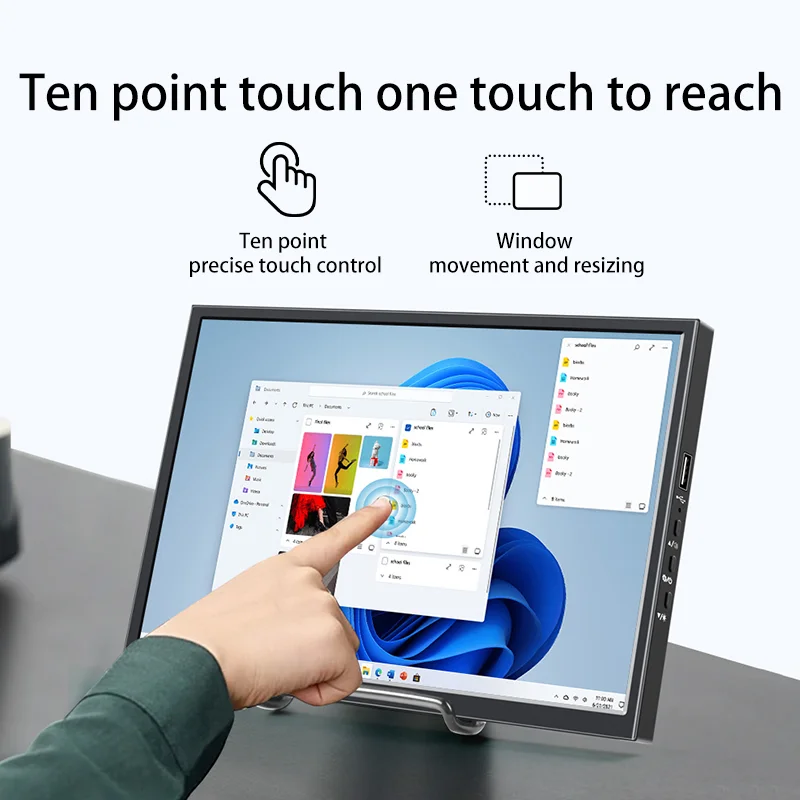 10.1 Inch Portable Monitor Touchscreen 1920 x 1200 IPS Screen, HDMI USBC  for PC Laptop Computer PS4 PS5 Xbox Ras Pi