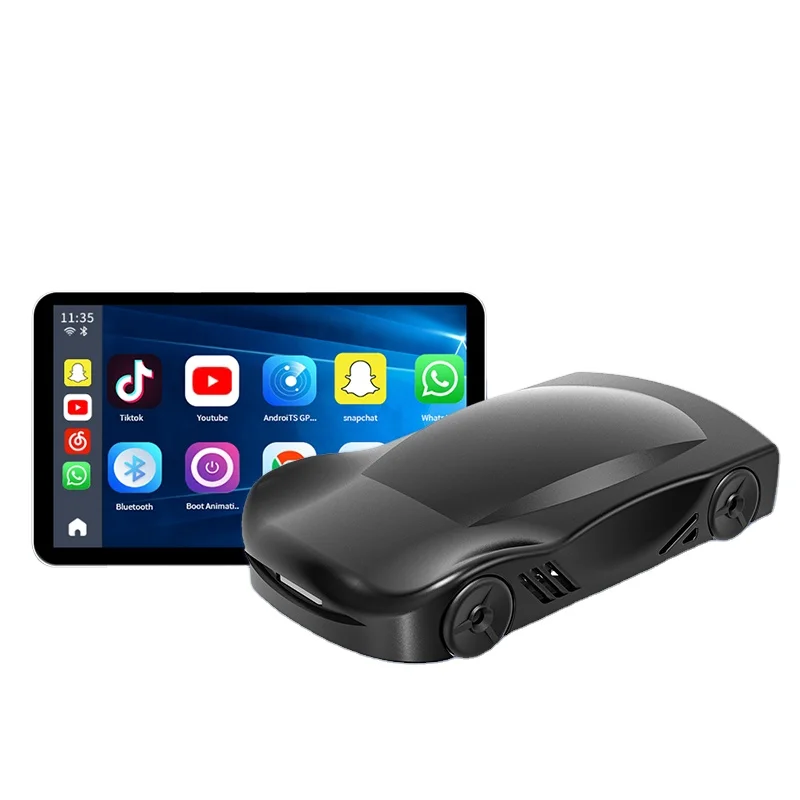 Wireless Android CarPlay AI Box  For Apple Car Play Adapter For BMW Audi Benz VW Screen Online YouTube Netflix 2+16GB Android 11