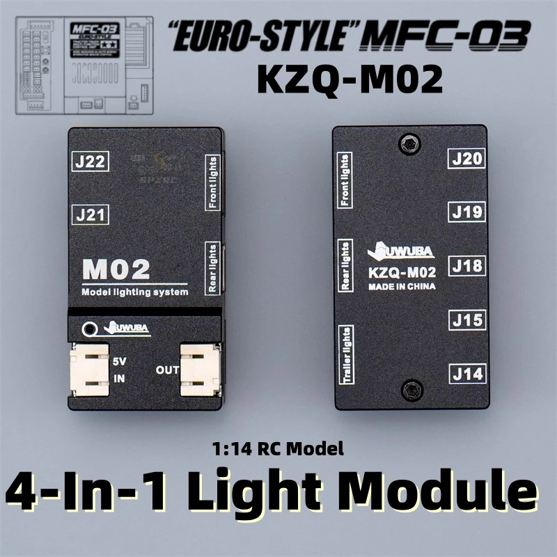 Modulo Luce Mfc-01 03 4-In-1 Per 1/14 Tamiya Trattore Camion Giocattolo Per Adulti Auto Girare Juwuba Modello Modulo Luce Modulo Luce Fai Da Te