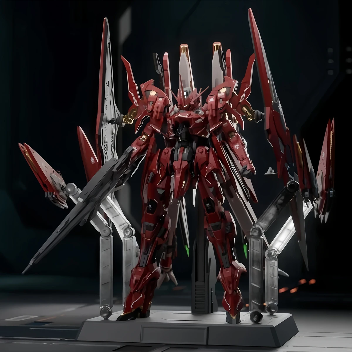 Kit de modelo em escala 1/72 de robô esqueleto de liga HIPLAY GM Solrriian
