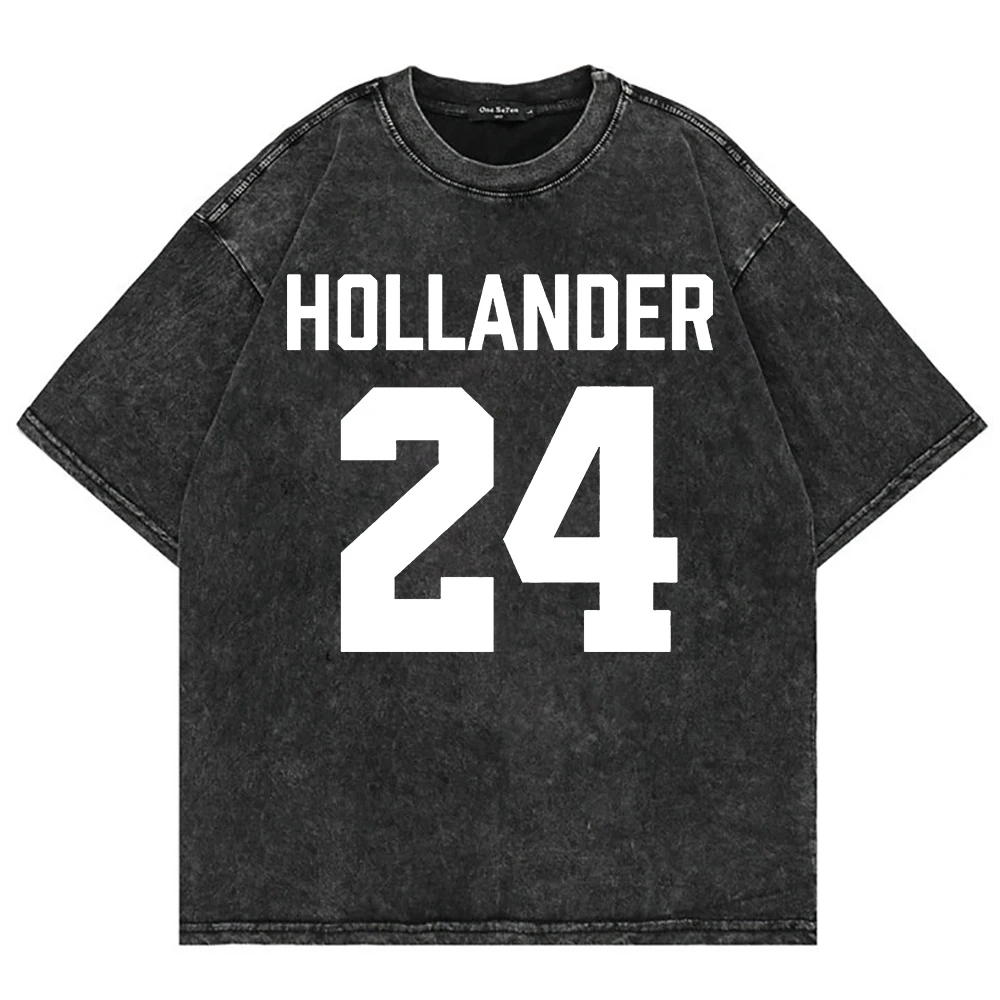Camiseta de algodón con efecto lavado y calefactable, diseño de los Montreal Metros 24 de Shane Hollander y los Boston Raiders 8 de Ilya Rozanov, para hombre y mujer