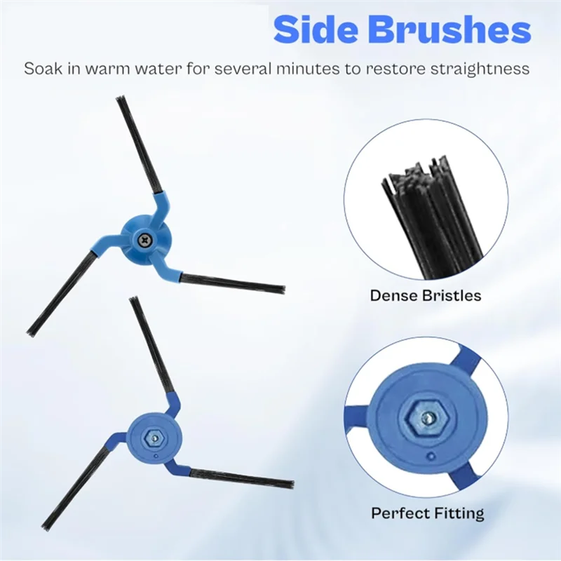 

M04K For Eufy X10 Pro Omni Vacuum Cleaner Accessories Roller Side Brush Filter Mop Pad Dust Bag Ultra Durable Accessories