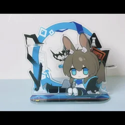 Arknights Amiya Penholder Acrylic Stand Kawaii Figure Display Game Goods Collection Desk Decor Cute Ornament Stationery Gift