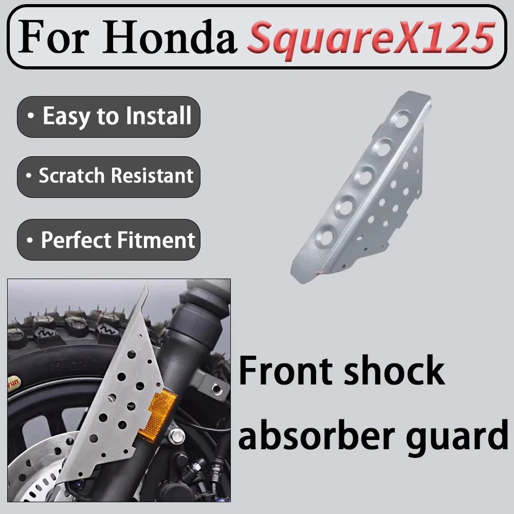 Für Honda SquareX125 Vorderer Stoßdämpfer-Schutzabdeckung Gabelschutz Dekorative Platte Motorrad-Stoßdämpfer-Modifikationsteil