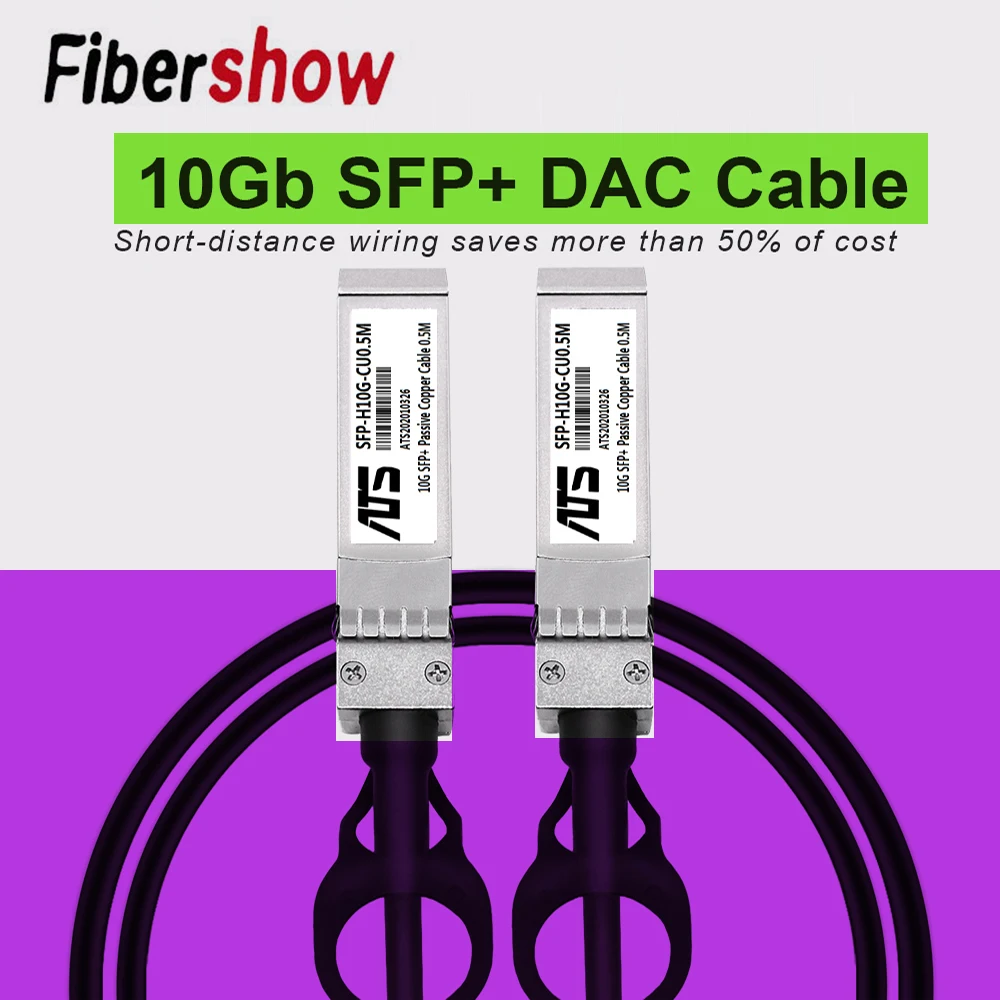 10G SFP+ DAC Cable 1m 3m 5m 10Gbps SFP+  DAC Cable Compatible for Cisco MikroTik Intel Switch POE GBIC DAC Cable