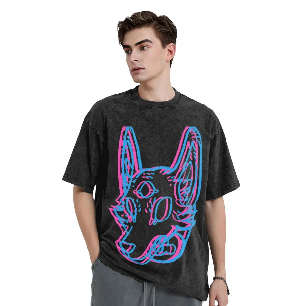 3D Space Coyote T-Shirt new edition summer top shirts men graphic