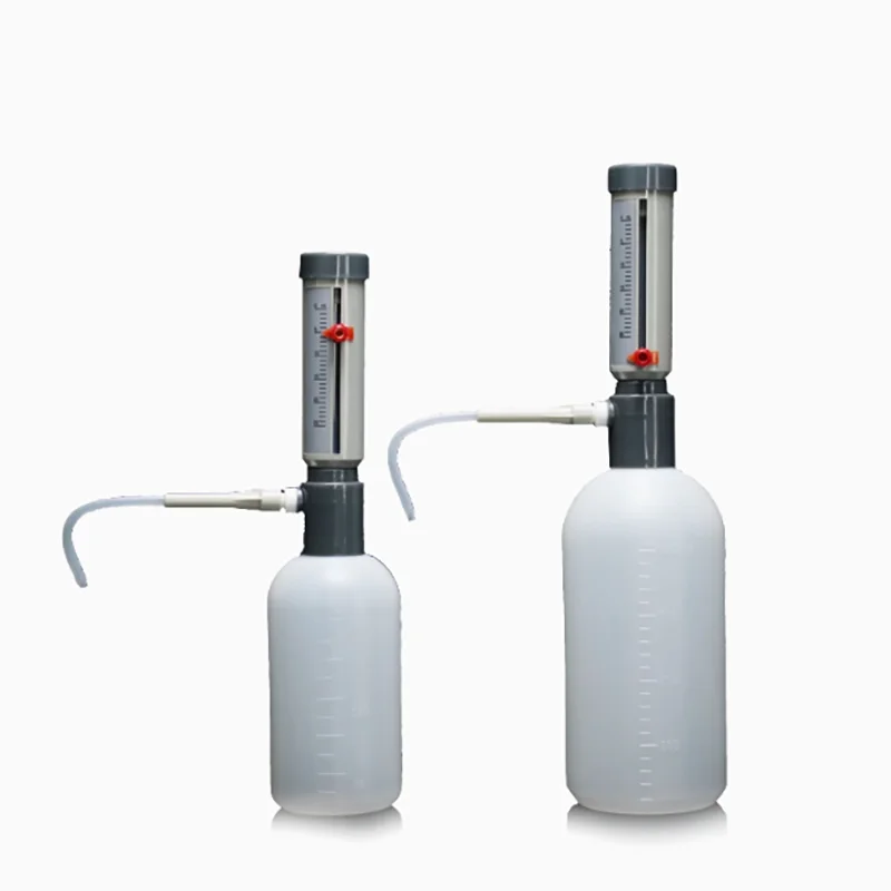 Lab Bottle Top Dispenser Economic Dispenser 0-25 ml Adjustable Liquid Adder Semi-automatic Liquid Dispenser No bottle