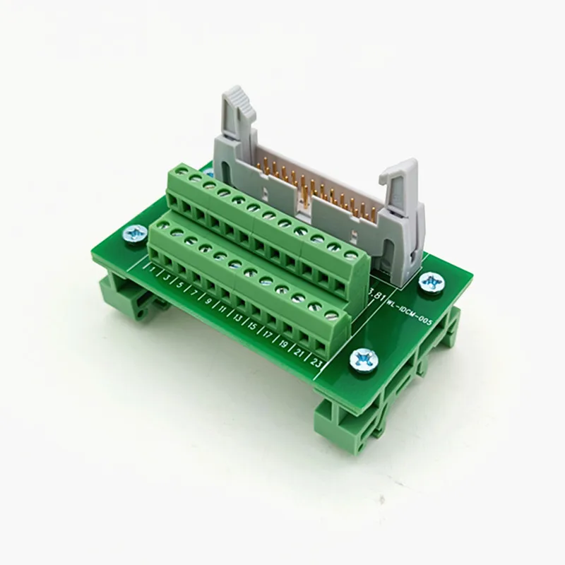 

IDC24 2x12Pins 0,1" Коммутационная плата с разъемом «папа», клеммная колодка, разъем.