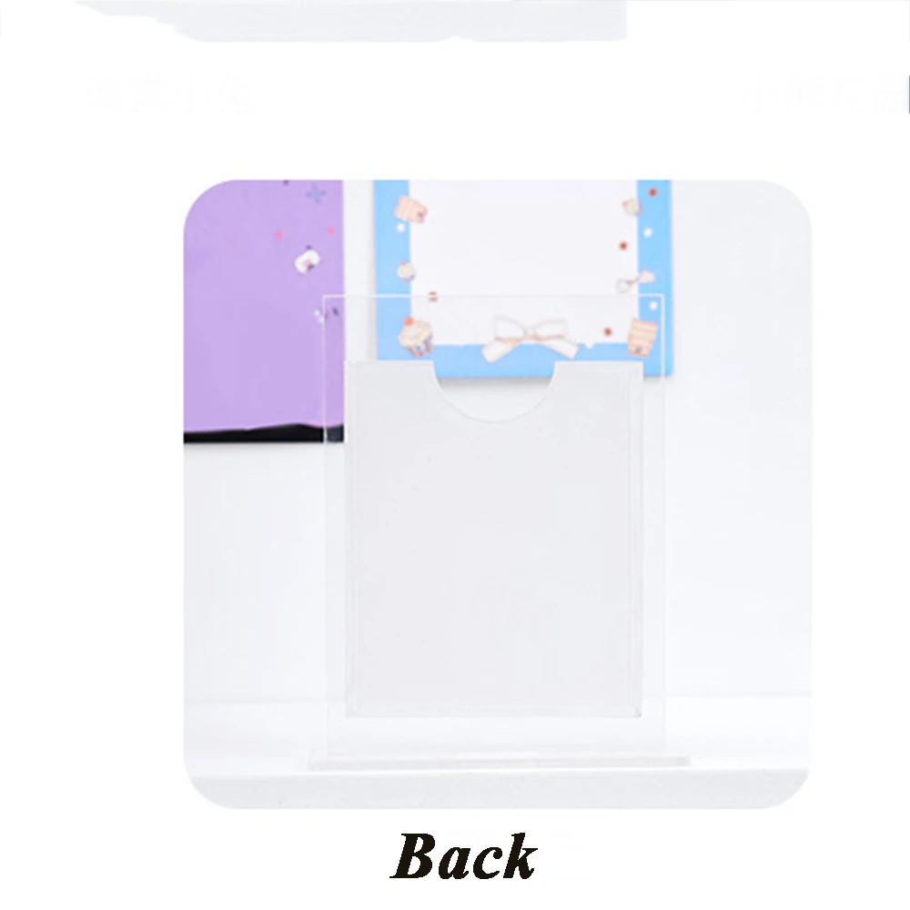 Photocard Frame Acrylic Card Display Stand Sweet Photo Holder Cartoon Card Sleeve Cute Photo Protection Desktop Decor 3inch
