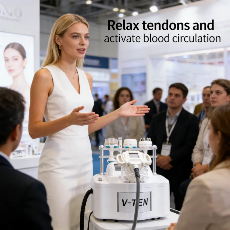 V10 Cavitation Roller Device Use For Skin Firming Promote Detoxification Beauty Machine Facial Body Massage Equipment