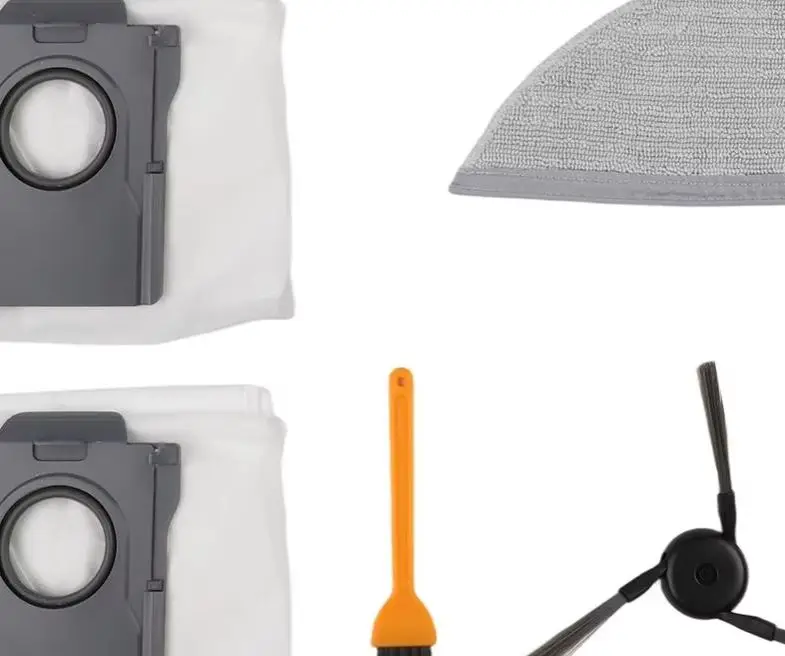 

For Dreame D20 Pro Plus Robotic Vacuum Cleaner: 7pcs Set Side Brush, Mop, And Dust Bag Replacement Kit