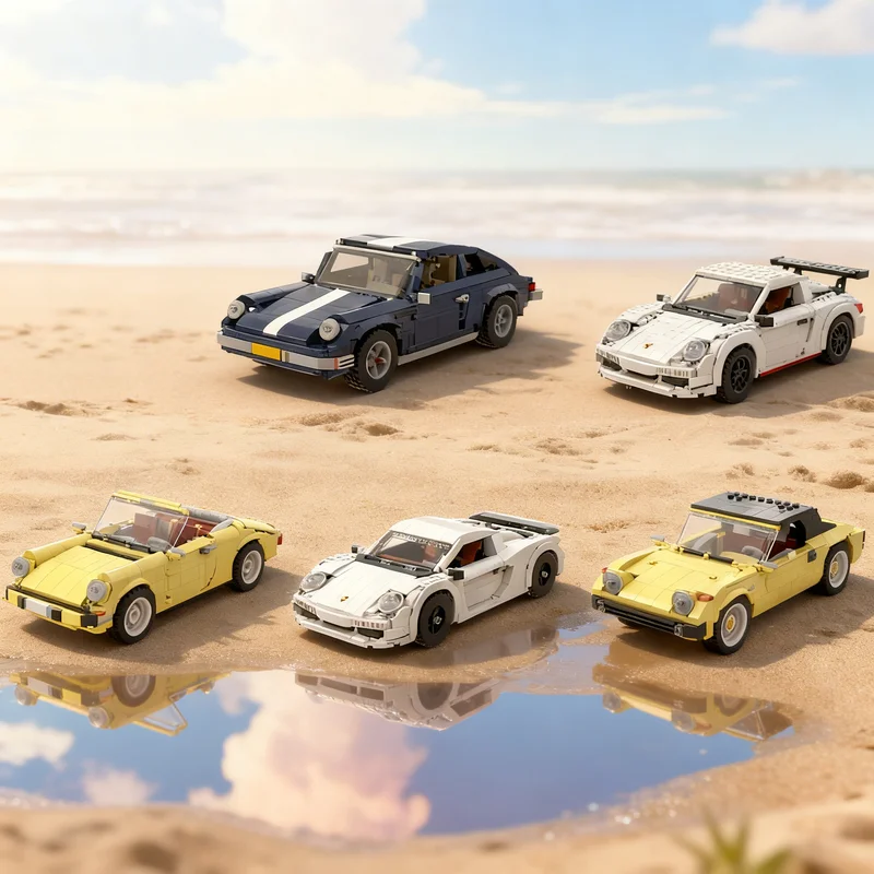 

Набор для сборки модели Porsche 5 в 1 (3875 деталей) MOC Creator Expert: Коллекционный конструктор для взрослых, премиум-класса, для демонстрации и декора стола, отличный подарок