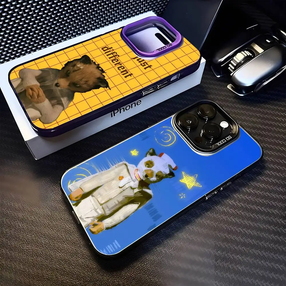 

F-Fantastic Mr F-Fox Phone Case For iPhone17,16,15,14,13,12,11 Plus,Pro Max Purple Matte Shockproof Cover