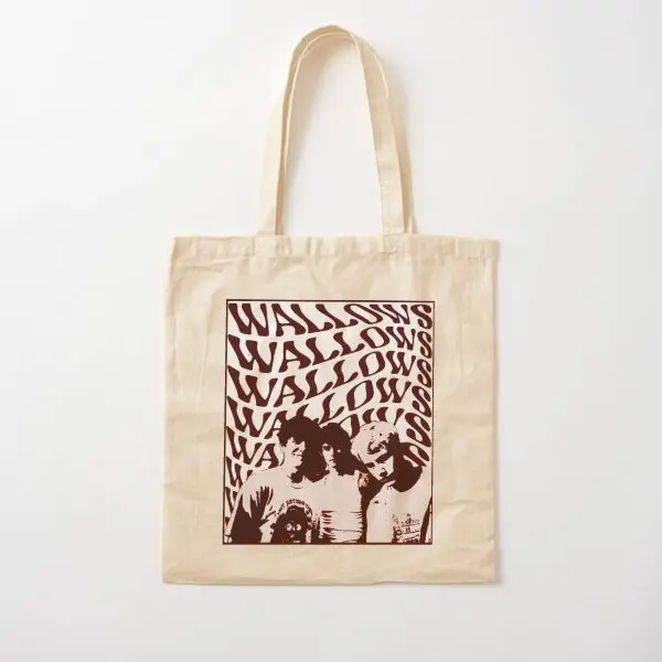 Wallows gráfico algodão hno bolsa de lona unissex bolsa tecido senhoras tote mercearia moda impressa casual