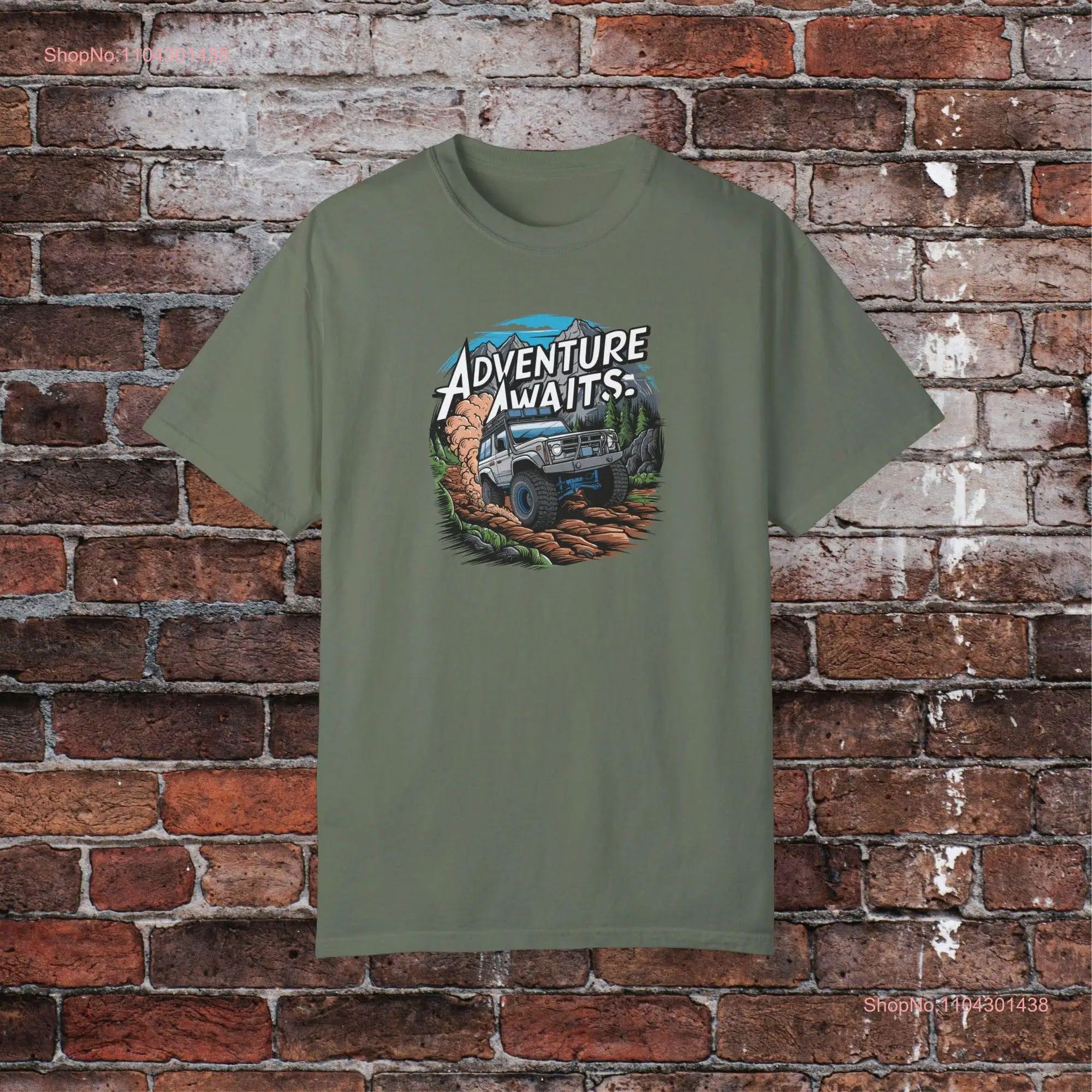 Hit the Trails Off Roading T Shirt Rugged 4WD Vehicle Adventure Seekers Wild Terrain Conqueror Explore Great Outdoors