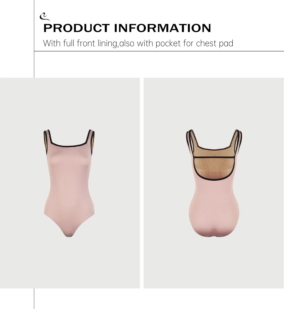 Women's Ballet Leotard Professional Dance Gymnastics Basic Pink Tank Top for Adult Girls Training Performance leotards
