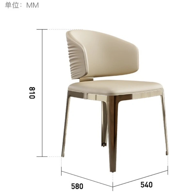 Sillas de Comedor minimalistas para sala de estar, Sillas de Comedor avanzadas de nuevo estilo para Hotel, muebles cómodos para fiesta y hogar, Silla Comedor Lscy