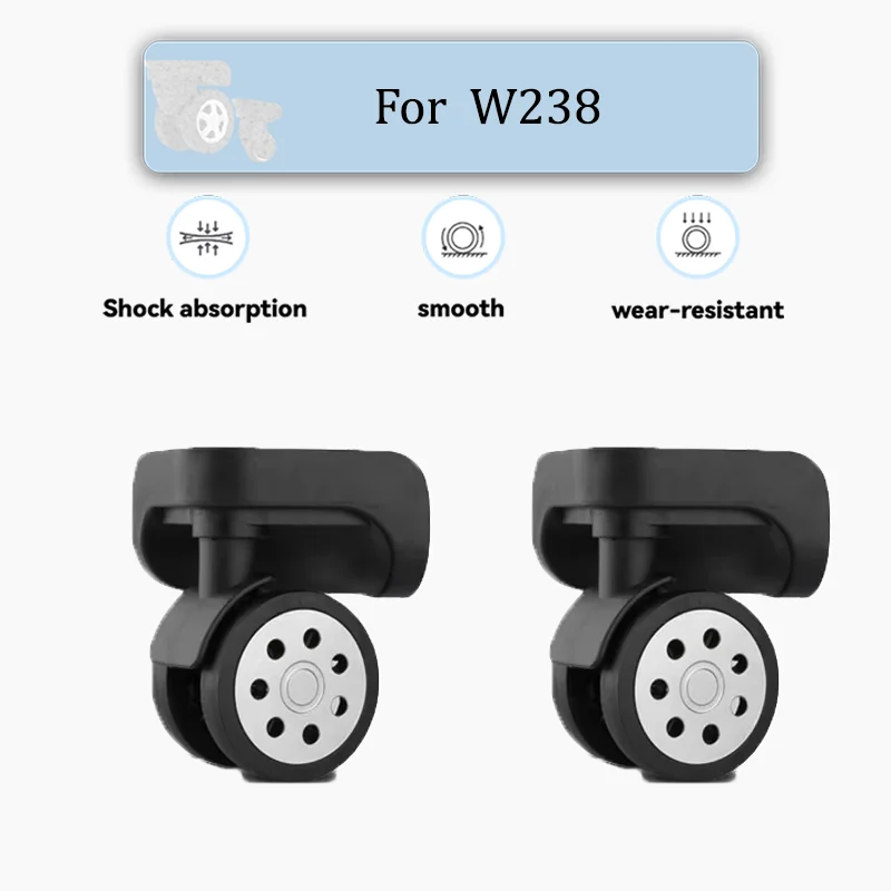 

Универсальное сменное колесо для багажа W238 — прочное, вращающееся на 360° ° Поворотный механизм, бесшумная работа, ремонт багажных сумок