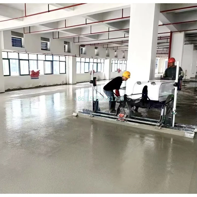 Concrete Laser Screed Telescopic Arm Type Factory Building Construction Laser Screeding Ground Laser Leveling Machine Price