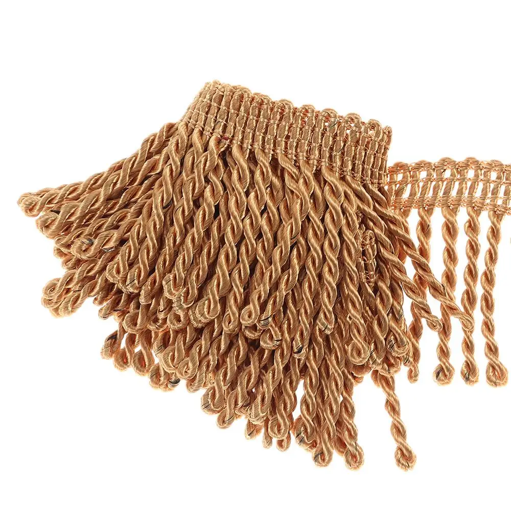 Embellishments Gold Fringe Trim Bullion Fringe Trim Curtain Fringe Curtains Sofa