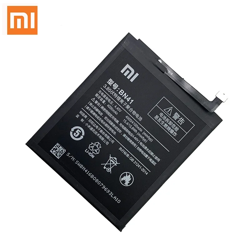 XiaoMi Phone Battery Redmi Hongmi Note 3 3S 4 4A 4X 5 5A 5X 6 6 7 7A Go Pro Plus A2 Lite BN41 BN31 BM47 Replacement Batteries image 4