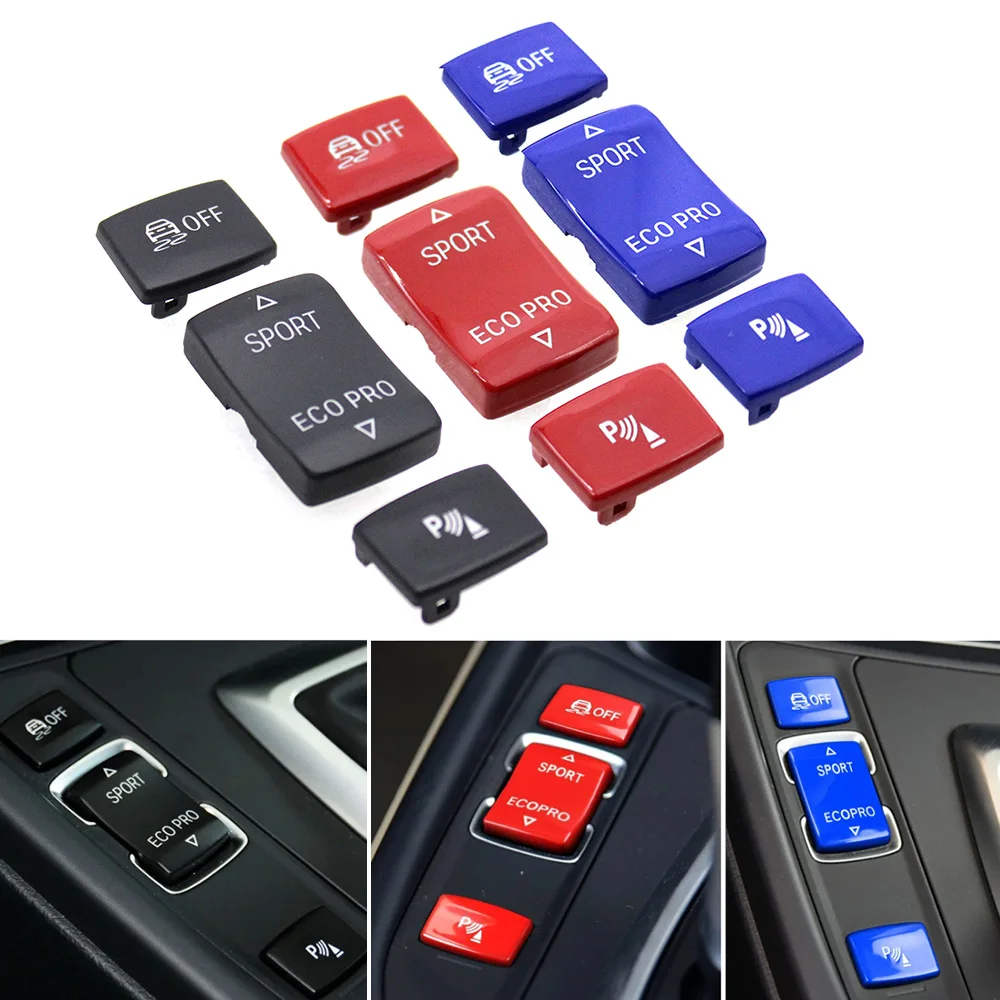 Car Console ESP Antislip Switch Sport Buttons Radar Sensor Key Cover For BMW 1 2 3 4 Series F20 F21 F30 F34 F32 F36 2012-2019