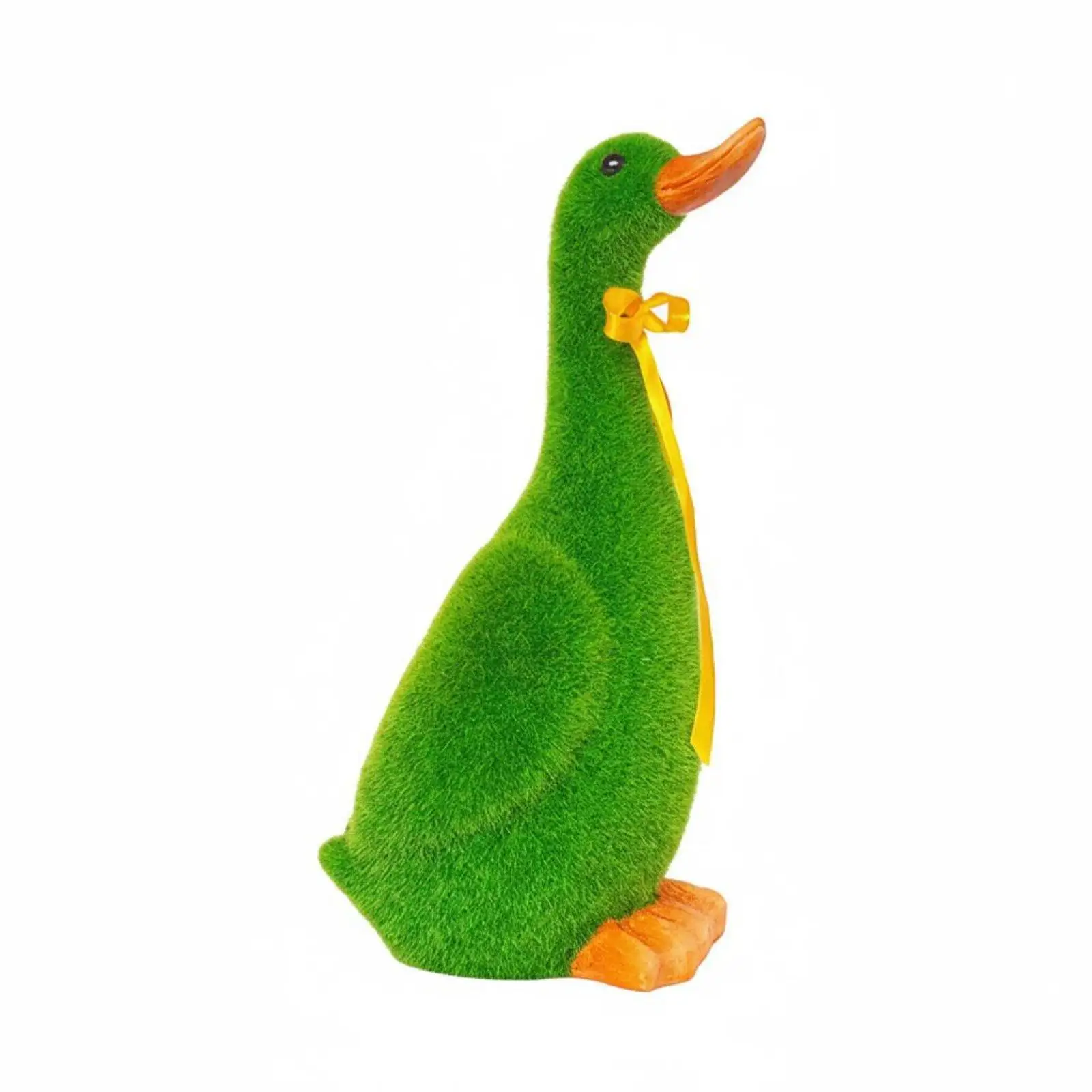 Resin Duck Statue Contemporary Duck Figurine Outdoor Garden Pond Decor Animal Sculpture for Balcony
