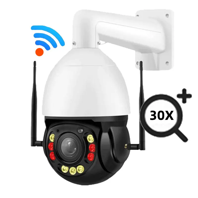 

WIFI PTZ 30X 20X ZOOM Ip Auto Tracking Cameras 5mp 2K CCTV Security Two Way Audio Outdoor Night Vision 360 Camera