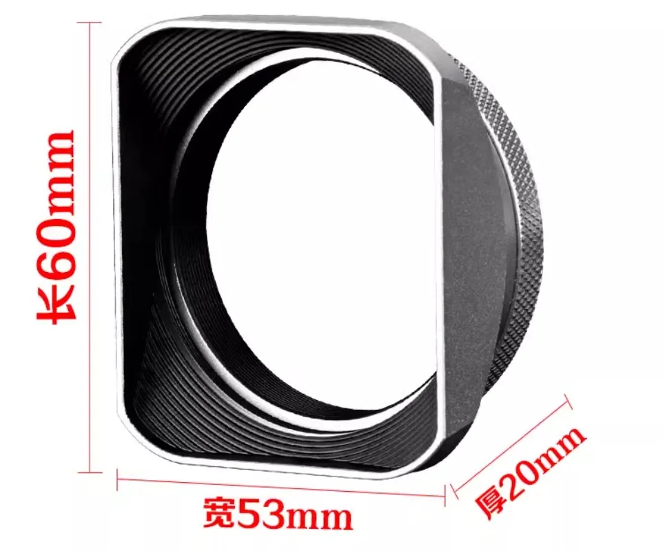 غطاء محرك السيارة المعدني حامي الظل لفوجي X100VI X100V X100F X100T X100S يستبدل لين هود 49 مرشح UV