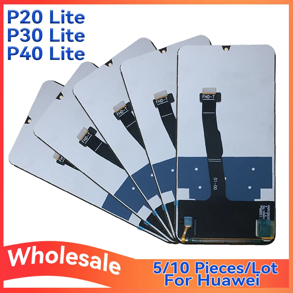 

Wholesale 5/10 Pieces Lot For Huawei P40 Lite New 6SE Screen LCD Display Touch Assembly For P30 Lite Nova 4E P20 Lite Nova 3E
