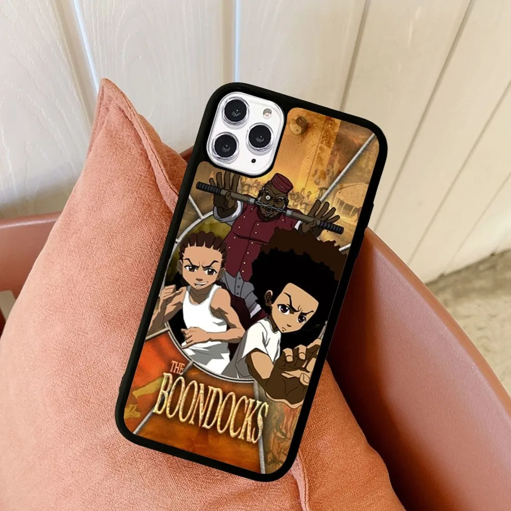 Huey Freeman The Boondocks Phone Case Silicone PC+TPU For Samsung S10 20 30 22 23 24 Plus Lite Ultra Cover