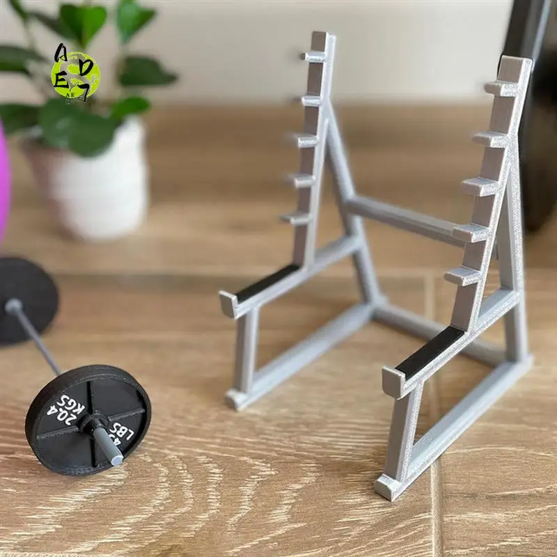 

AED7-1 Pcs Desk Decorations Pen Holder With Barbell Mini Desktop Organizer Fitness Enthusiasts Desktop Ornaments Durable