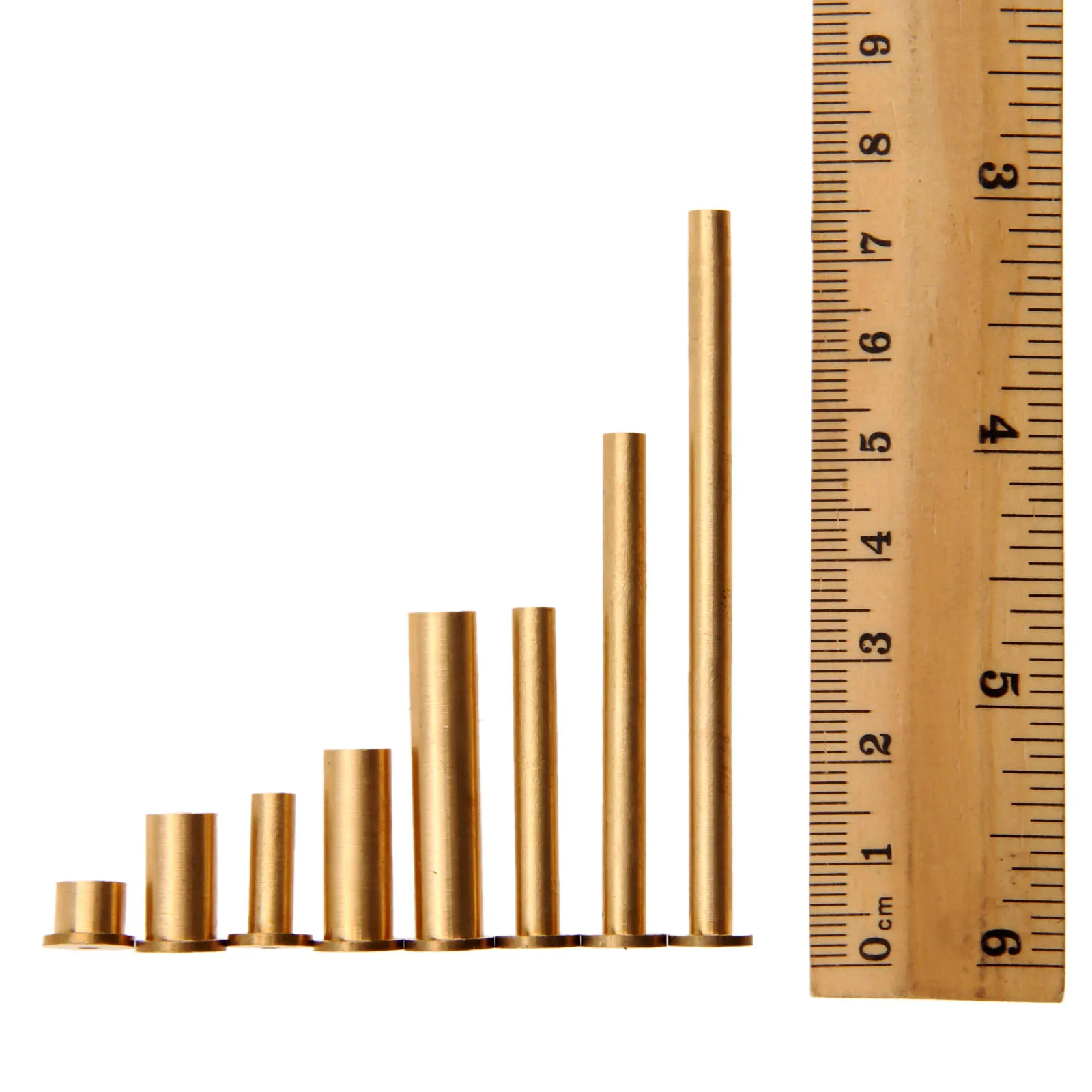 

8Pcs Golf Nail Plug Weight Golf Club Weight Shaft Plug Assemble Kit 2g/4g/6g/8g Copper for .335 .355 .370 Tip End Steel Shaft