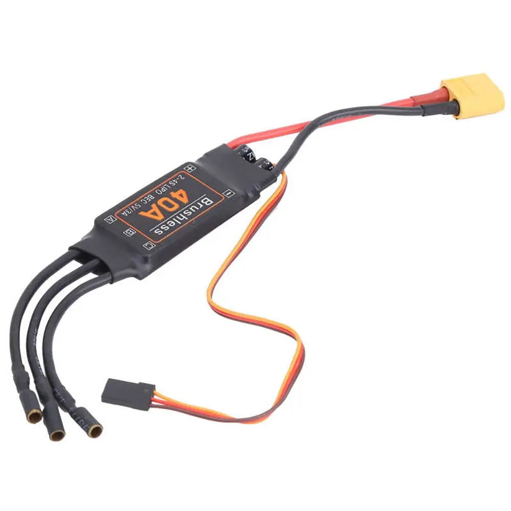 for RC Drone Airplanes Remote Toy Spare Parts 5V/3A XT60 Plug Brushless ESC Speed Controller BEC Output