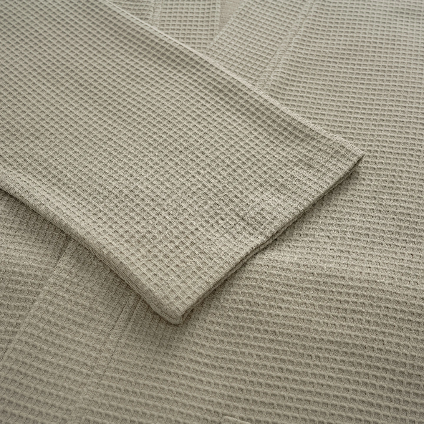 

100% Cotton Spring Autumn Sleepwear Bathrobe Couple Waffle Nightgown Men And Women's Robes Loose Casual Home Wear Loungewear