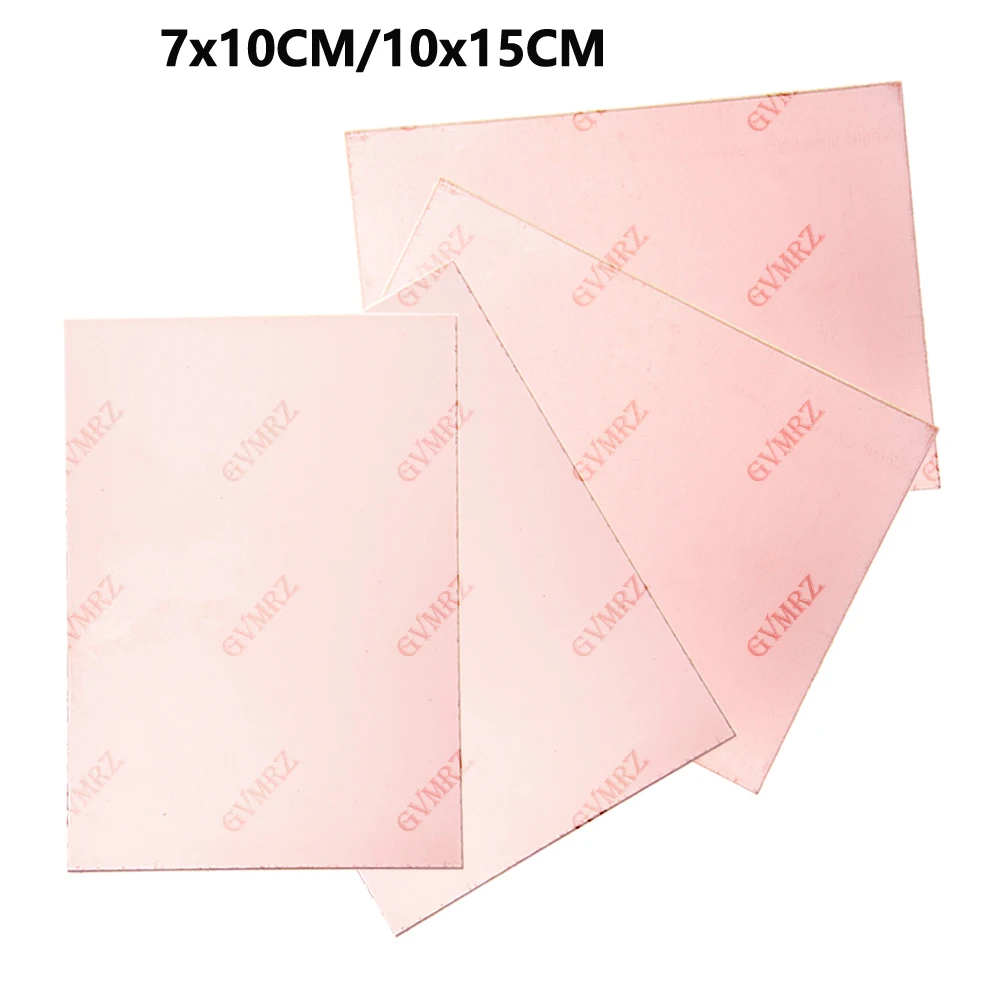 10x15CM Single Sided Copper Clad PCB Board Blank FR4 Laminate Sheet for DIY Electronic Projects 7x10CM