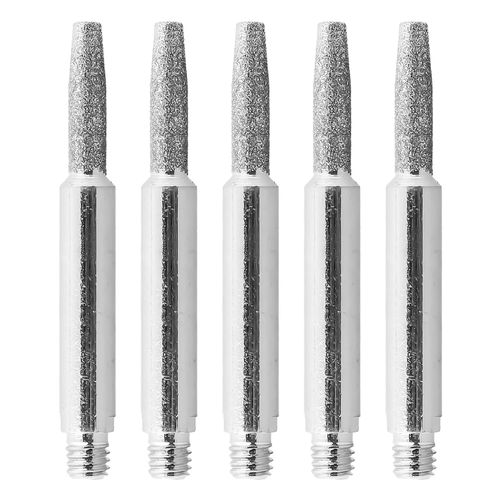 Tungsten Carbide Diamond Coated Burrs 5pcs Set Designed for Hand Crank Chainsaw Chain Maintenance and Engineering Tasks