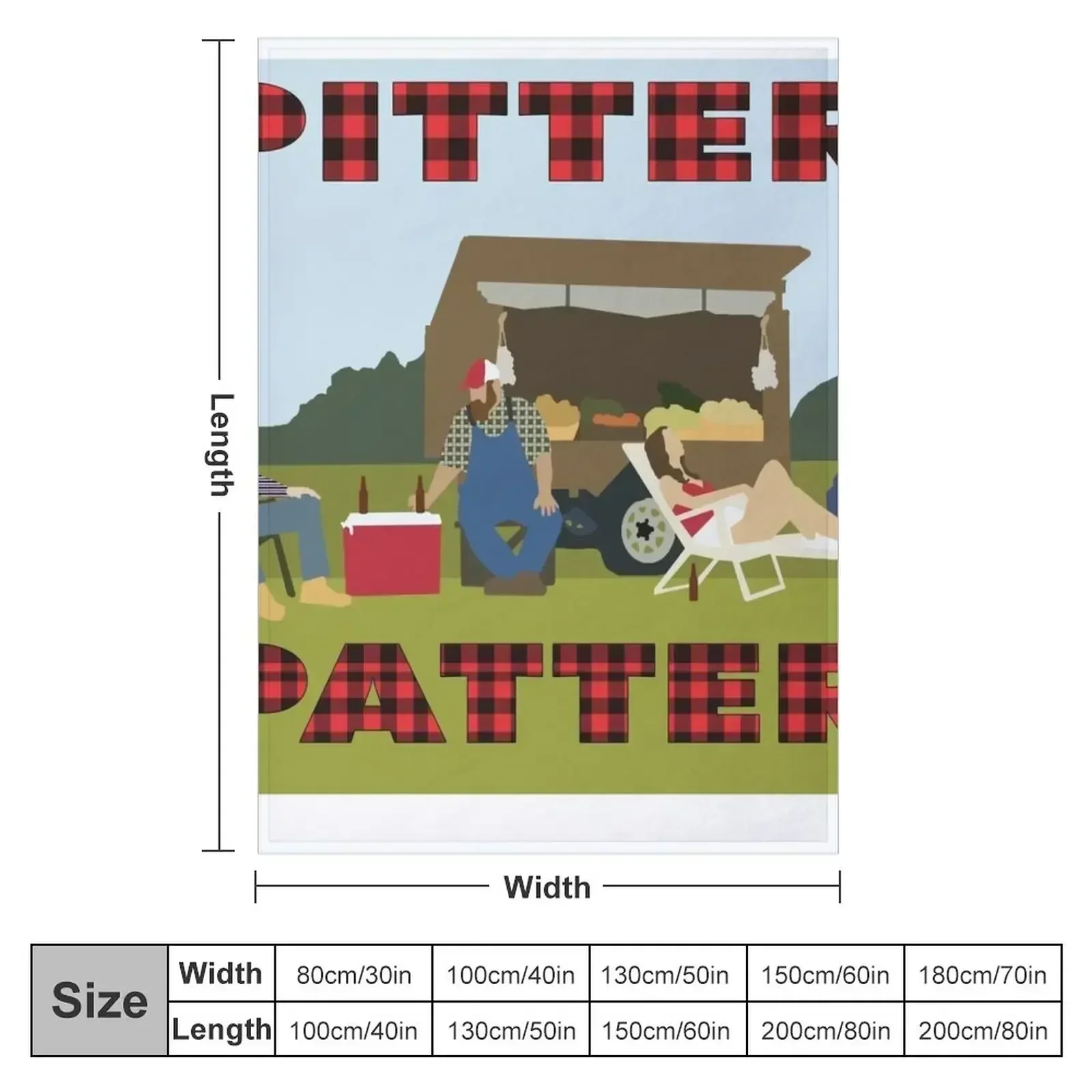 Letterkenny Produce Stand Throw Blanket Soft Designers christmas gifts Loose Blankets
