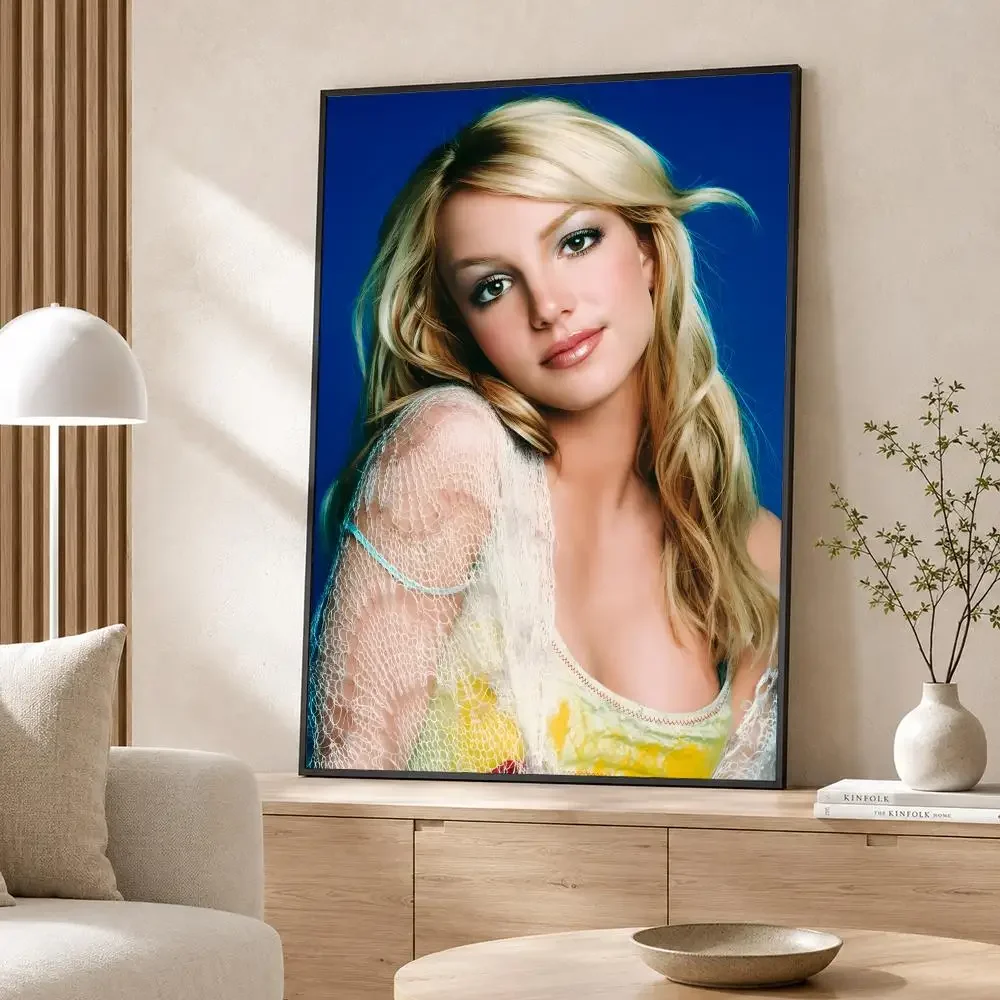 Singer Britney Spears Poster Poster Wall Sticker Waterproof Self Adhesive HD Art Bedroom Bar Decor