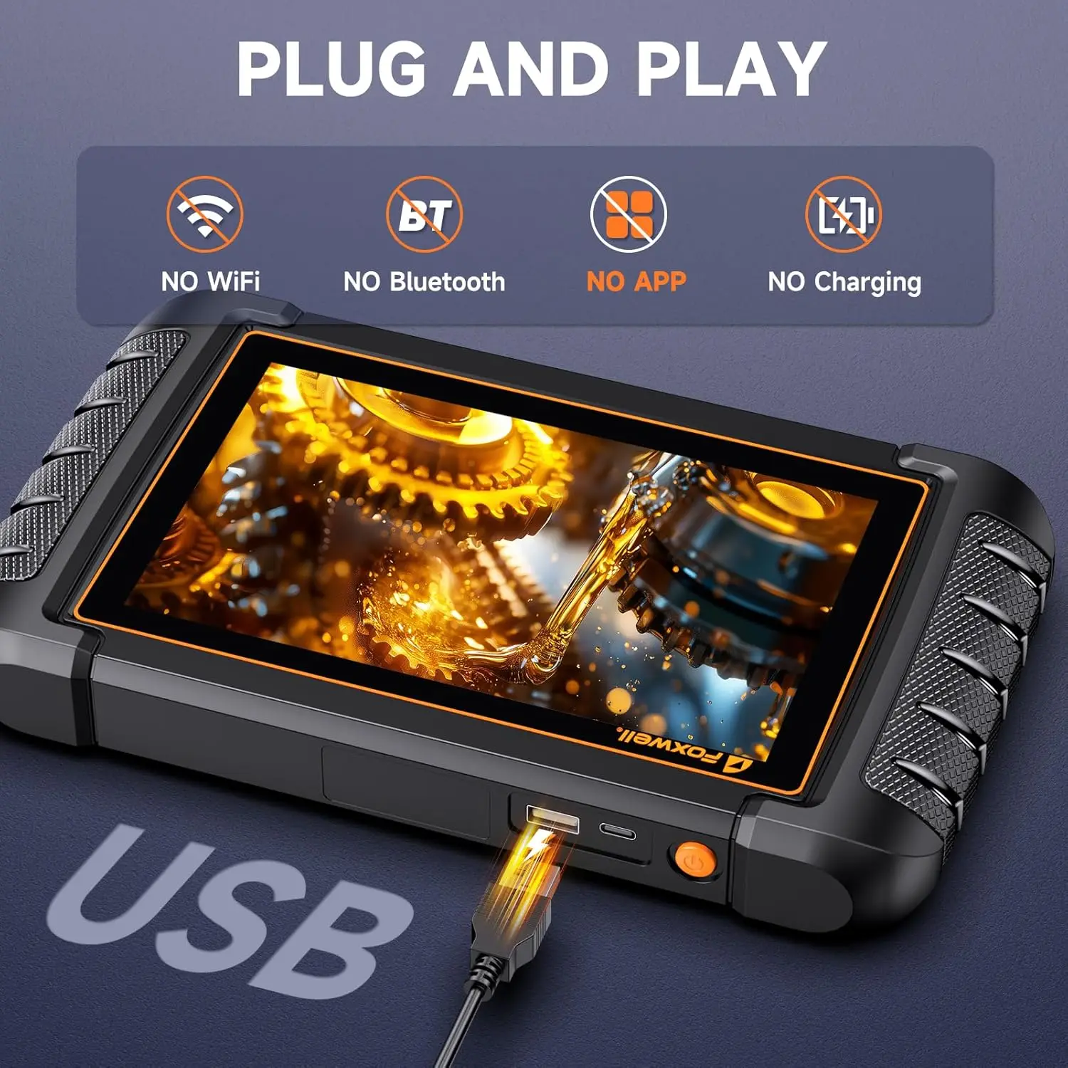 منظار السيارة VS300 + قارئ رمز الماسح الضوئي NT201 Obd2 للسيارات والشاحنات #6